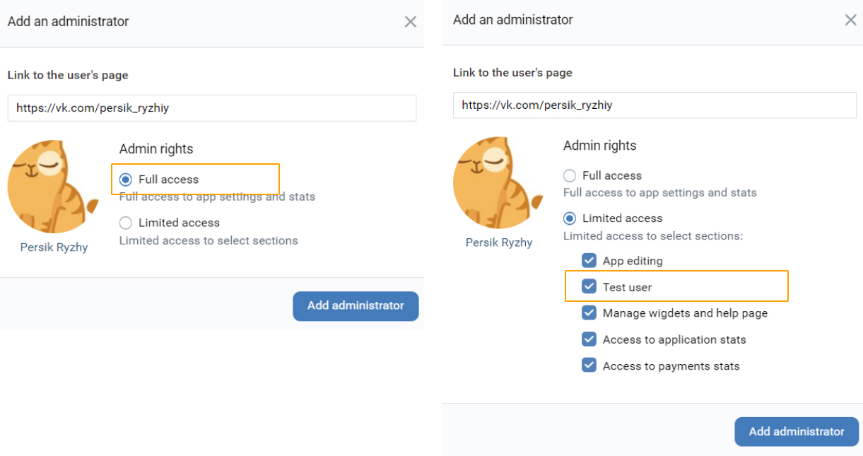 Adding app administrators
